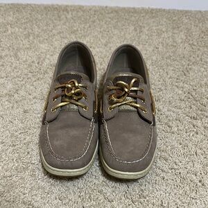 Brand New Sperry Brown Flats Moccasin-Style Loafers *Slightly Worn*